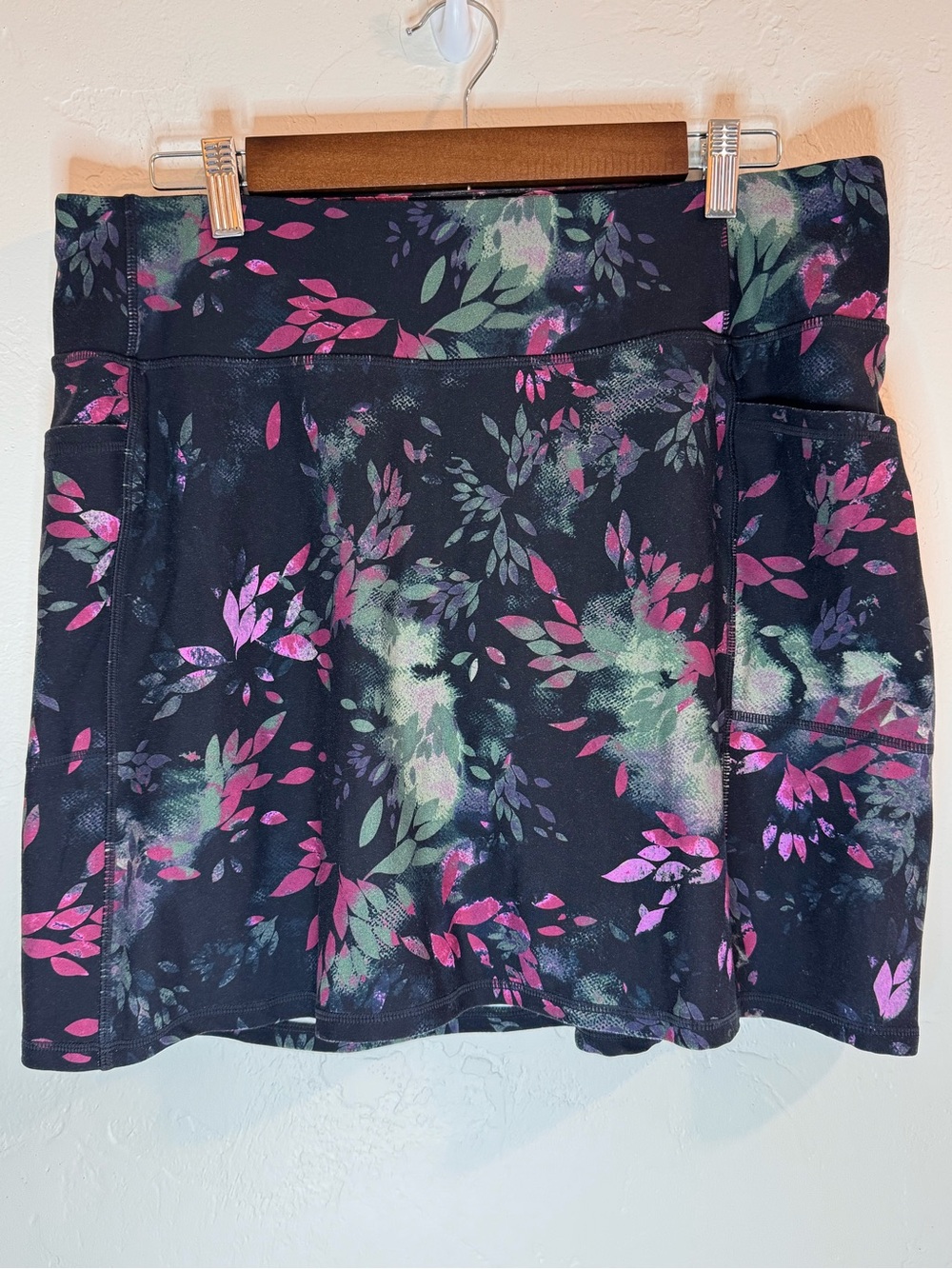 Skechers Floral Athletic Skort Tennis Golf Pickleball Activewear XL